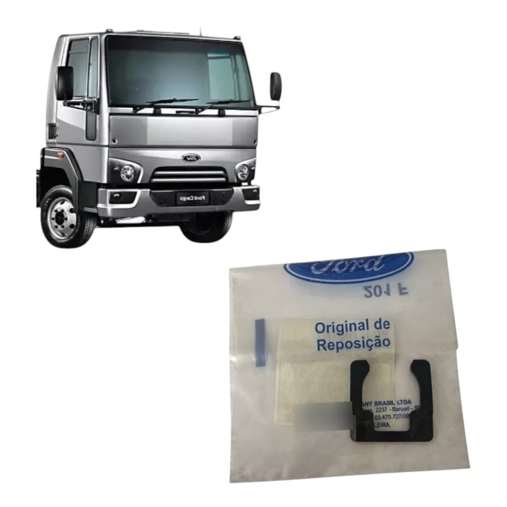 Trava Porta-luvas Retentor Ford Cargo Medio/pesado 10/11 Org