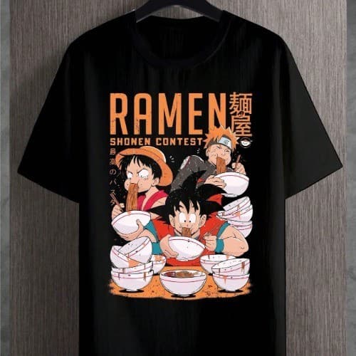 Camisetas T-Shirt Animes Ramem Unissex Anime  *ENVIO RAPIDO**