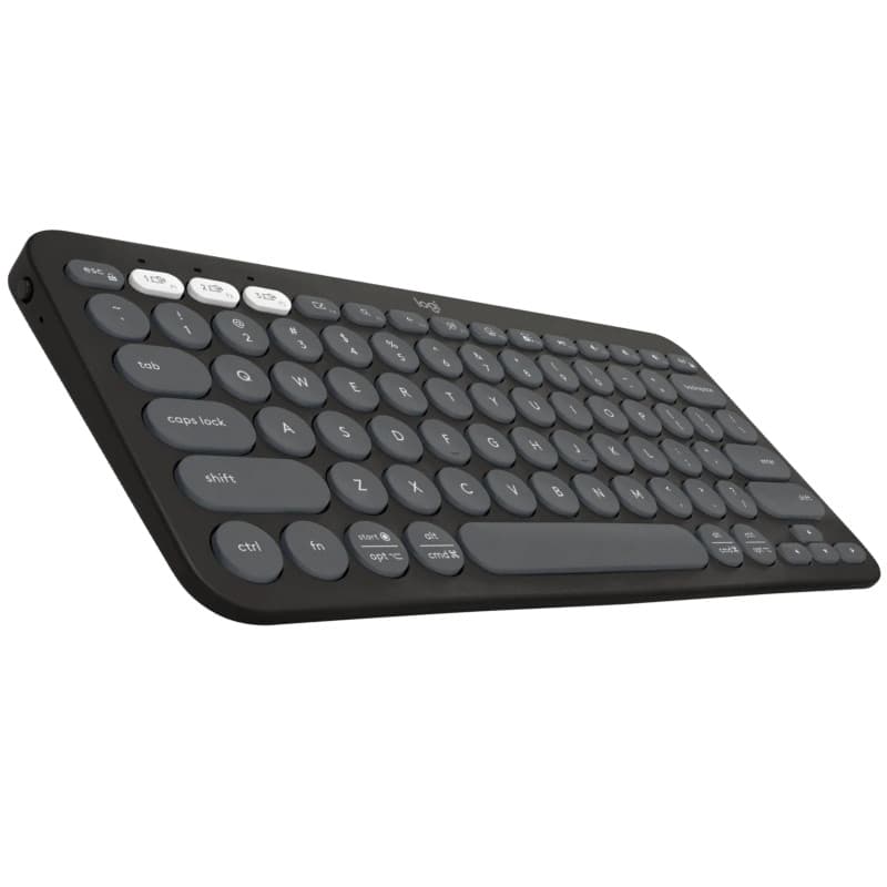 Teclado Bluetooth LOGITECH K380S Pebble Key 2 Grafite