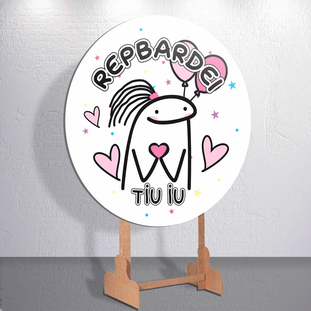 Capa Painel de Festa Redondo Tamanhos Diversos Grande e Mini Decoração Aniversario Flork