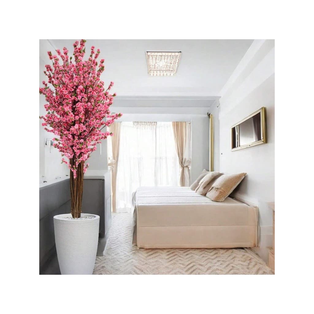 Arvore Flor De Cerejeira Flores De Pessegueiro 1.8 m  Grande