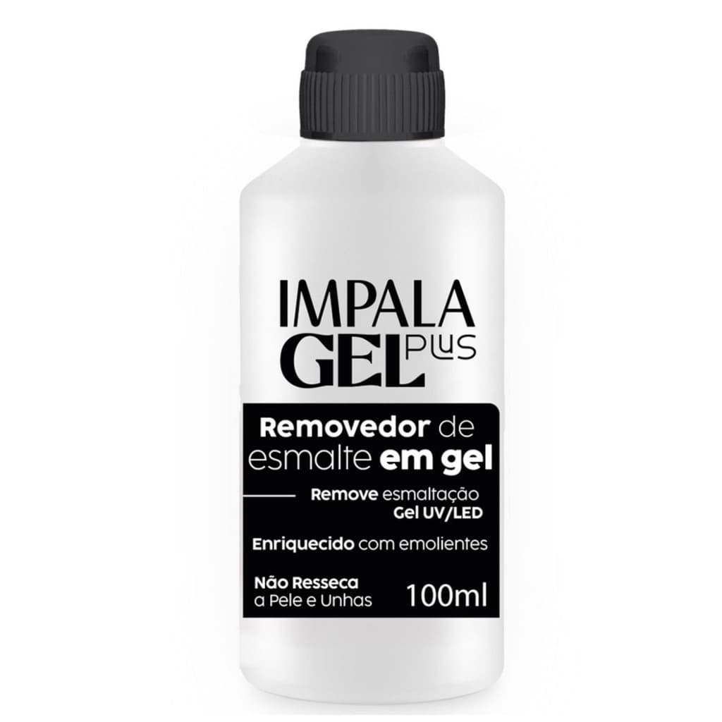 Removedor de Esmalte em Gel Impala Gel Plus Unhas 100ml