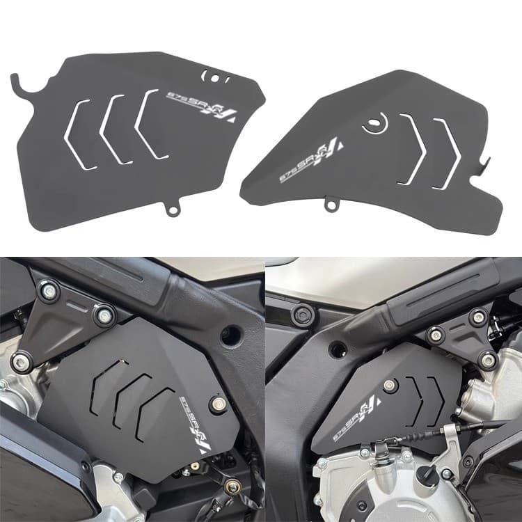 Para CFMOTO 675SR 675NK Defletor De Motor Modificado CF650-10-11 Acessórios Da Motocicleta Liga Alumínio Placa Protetora