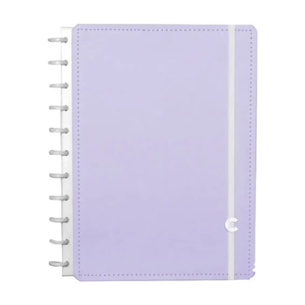 CADERNO INTELIGENTE GRANDE LILAS PASTEL CIGD4080