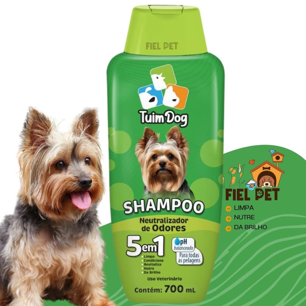 Shampoo Neutralizador de Odores para Cachorro Pet Cães e Gatos Tuim Dog  Pre Lavagem 700ml