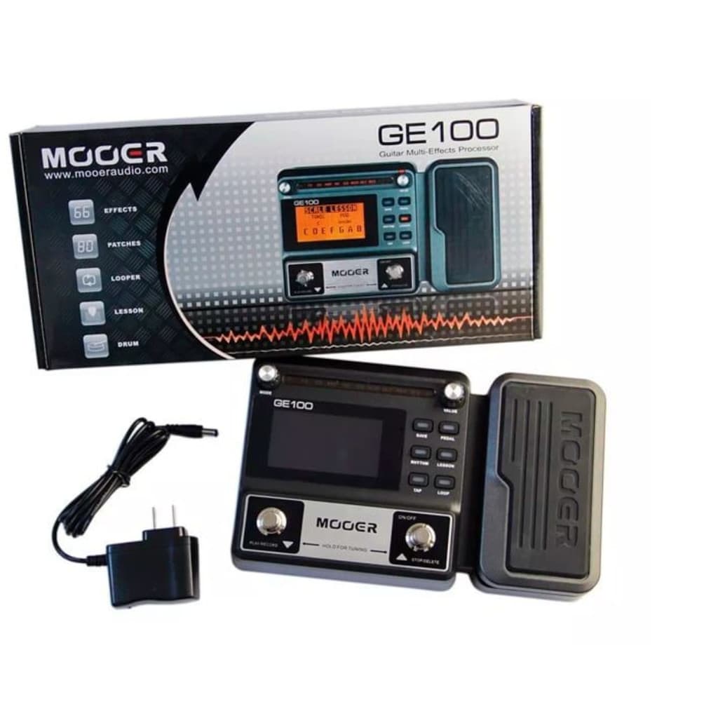 Pedaleira Multi Efeitos para Guitarra modelo GE100 Mooer