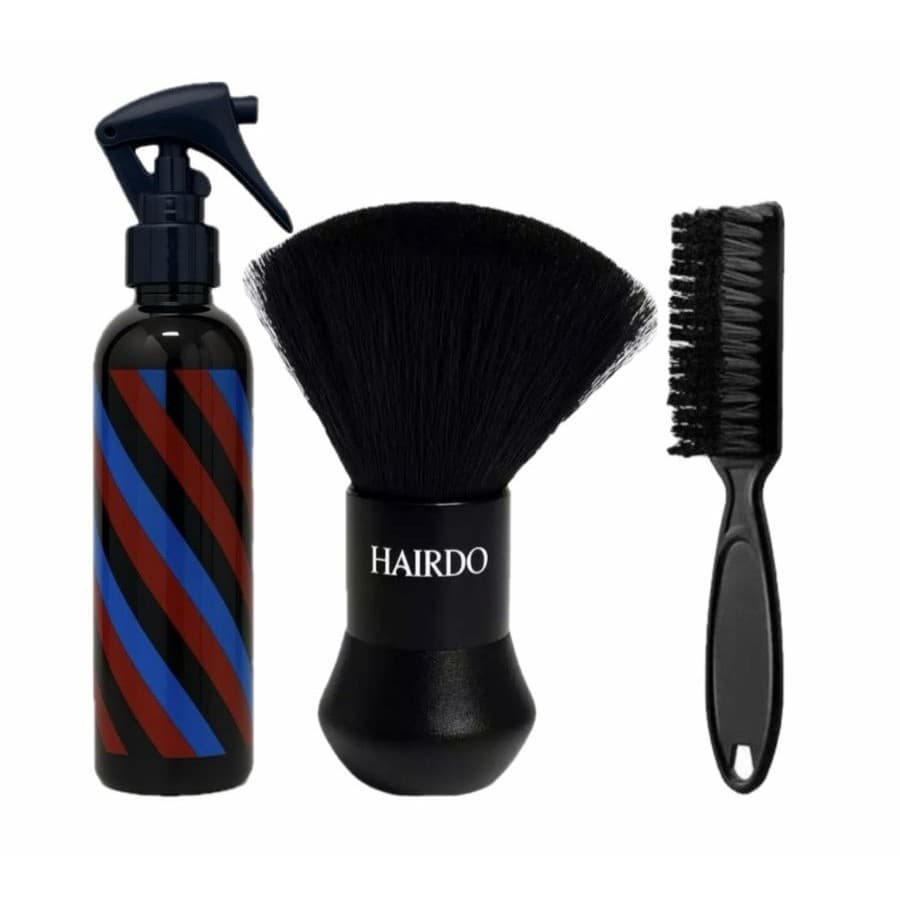 Kit Borrifador Pole Preto Com Espanador Bolinha e Escovinha Disfarce