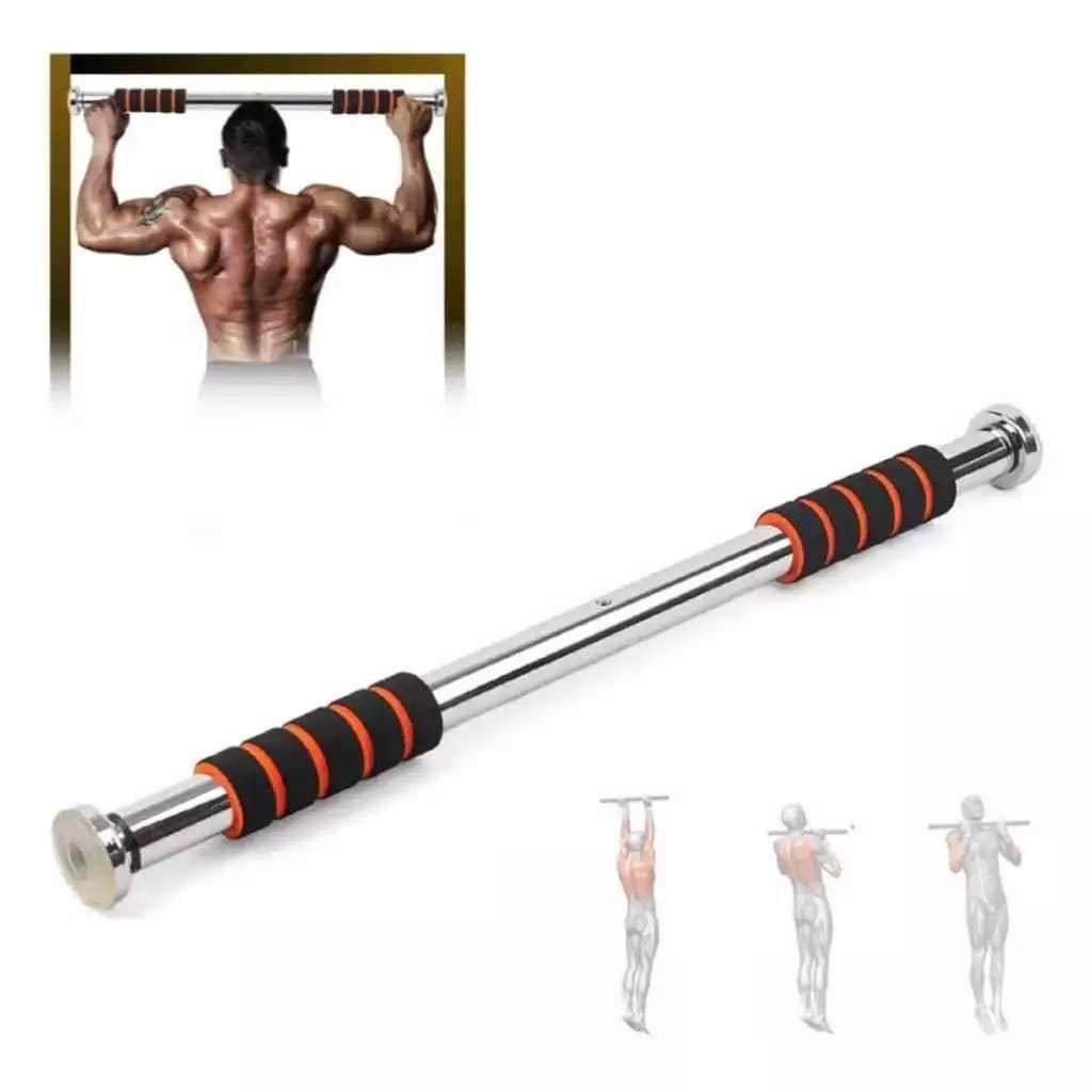 Barra Flexão Fixa De Porta Apoio Regulável 60 a 100cm Para Exercícios - Envio 24hrs!