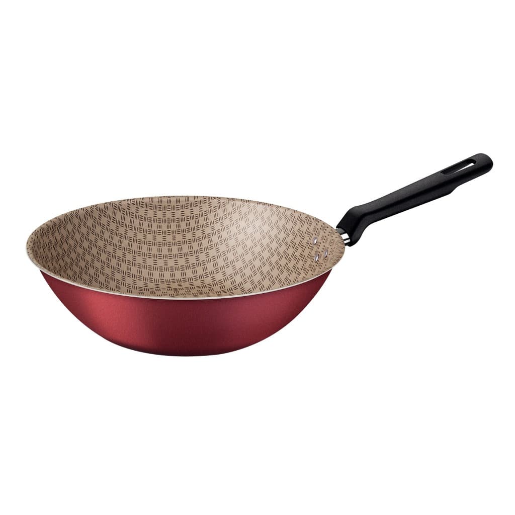 Wok Tramontina Original Loreto Antiaderente Starflon 28 cm 3,6 L Cozinha