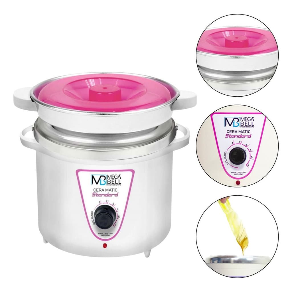 Panela Termocera Profisional Megabell Standard 900g C/ Refil Rosa