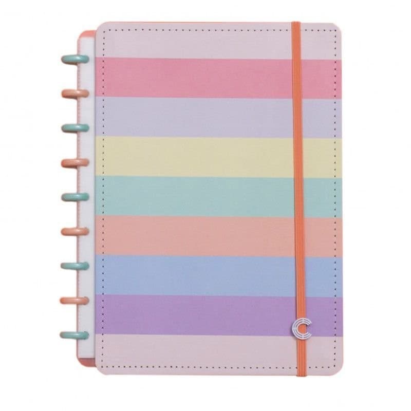 Caderno Inteligente Medio Arco-iris Pastel Cimd3057