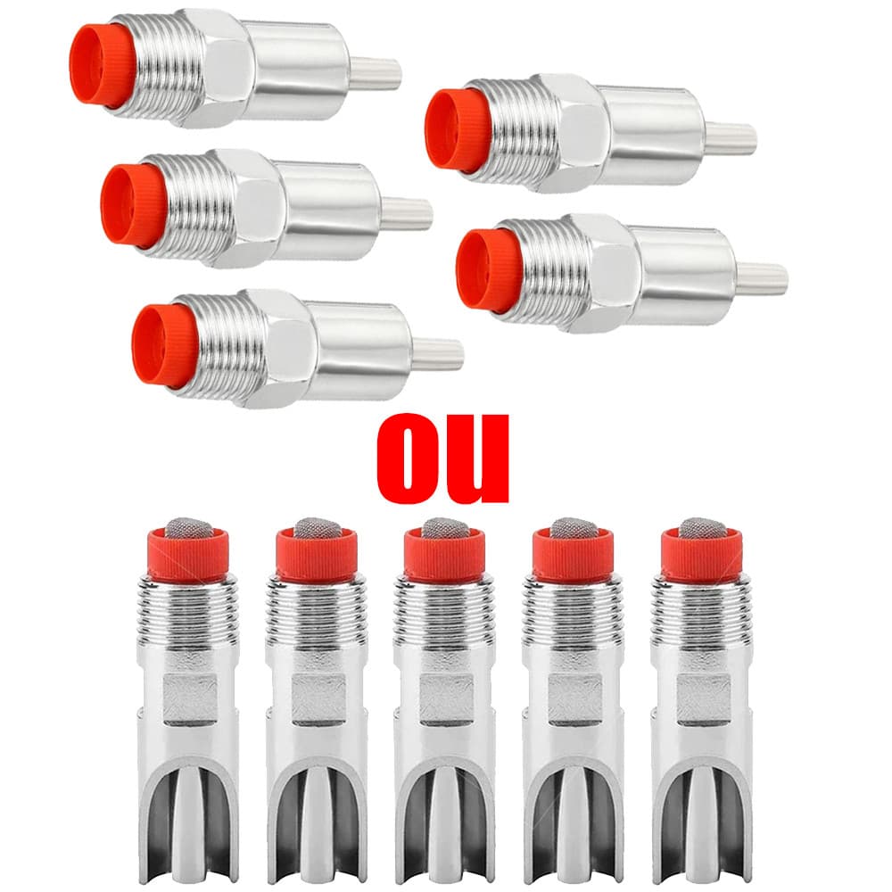 5/10 Peças Bebedouro Automático Porcas Leitões Suínos Bico de Água, Aço Inoxidável, 7CM