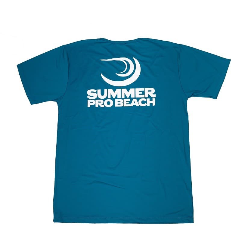 Camiseta Summer Pro Beach Verde - 100% Poliamida Anti Odor UV 50 °C