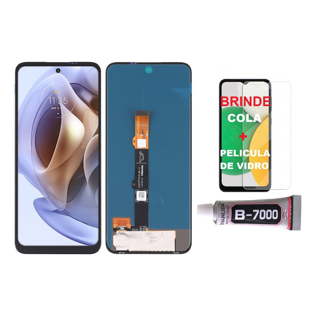 Tela Compativel Touch Display  Moto G31 / G41 / G71 INCELL + COLA + PELICULA LOJA AC-2