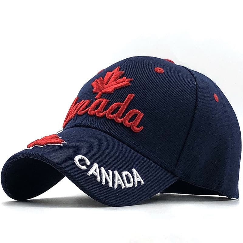 Bandeira Do Canadá Homens Pescadores De Beisebol Boné Chapéu Feminino Ajustável Snapback