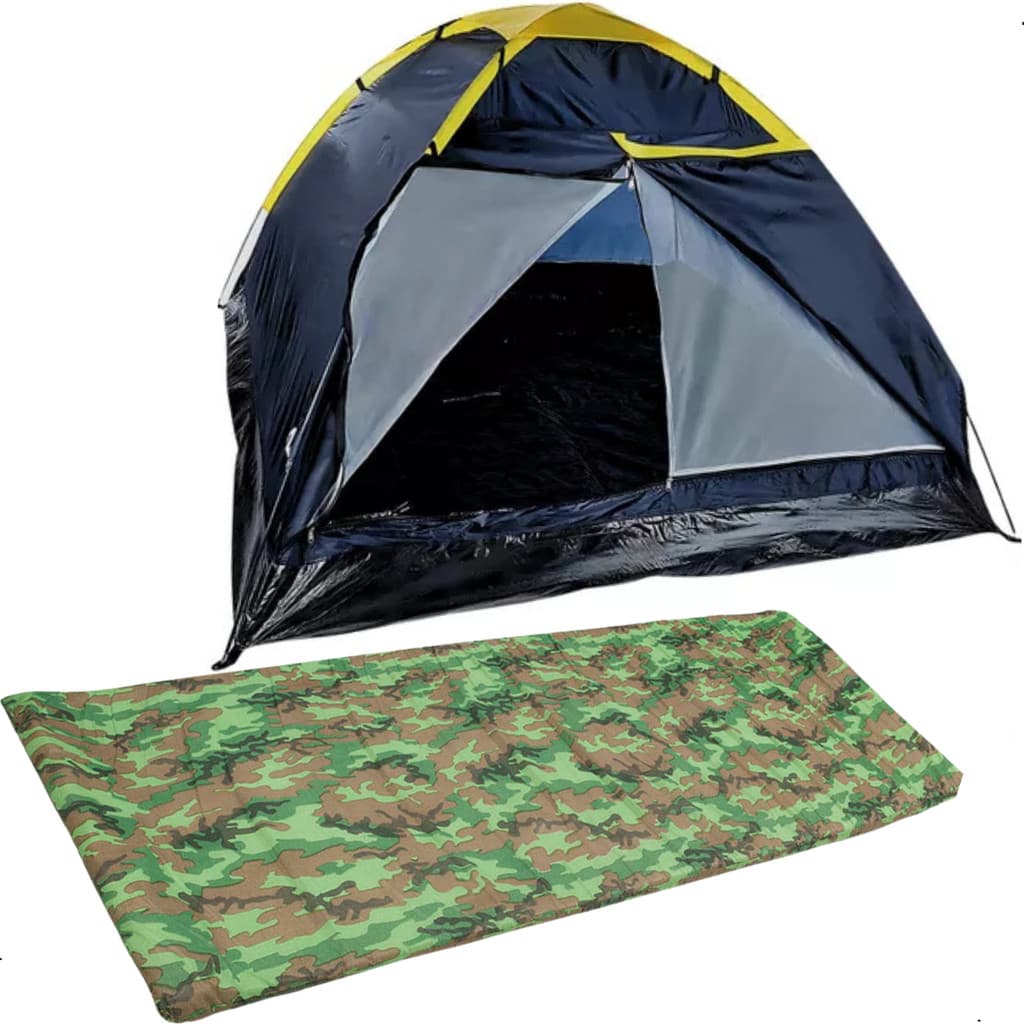 Kit Barraca para Camping San Valentin 2 Pessoas Kala + Colchonete Camping