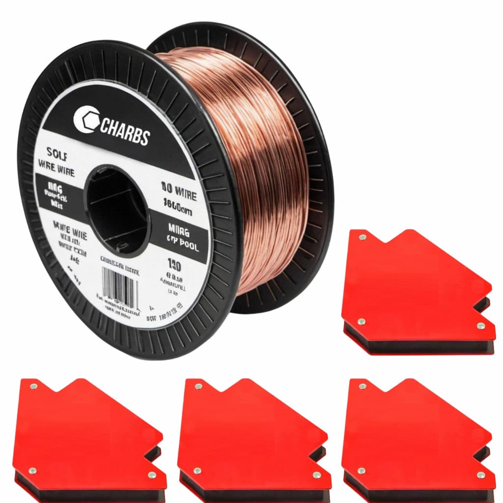 Arame Mig P/ Solda Er70s-6 15k Com 4 Esquadro Magnético 11kg