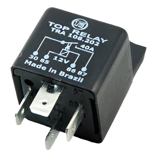 Rele Auxiliar Automotivo 4 Pinos Universal 12v 40 Amperes