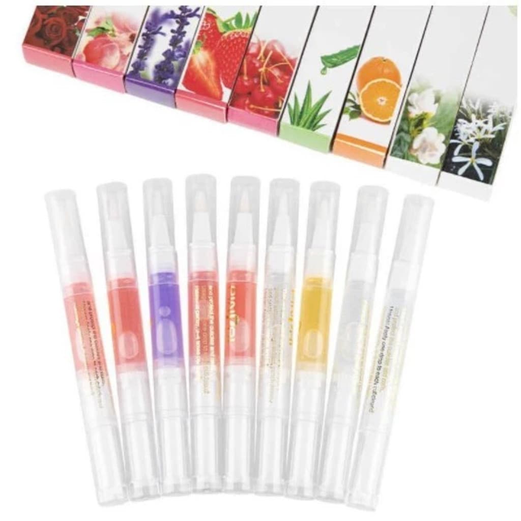 KIT 3-10 DE Caneta Óleo Hidratante Cutículas 3ml Gel De Unha Saboresliligirl