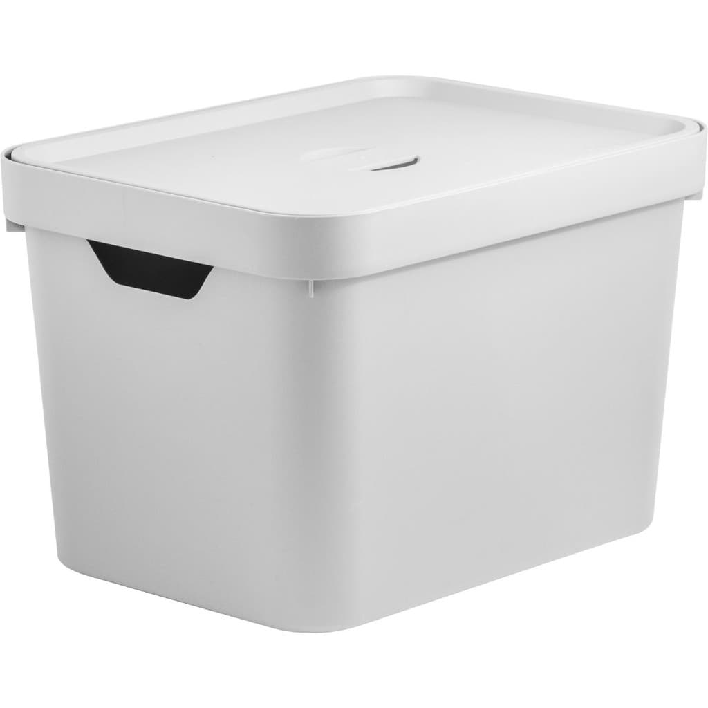 Caixa Organizadora com Tampa 18 Litros Cube Ou