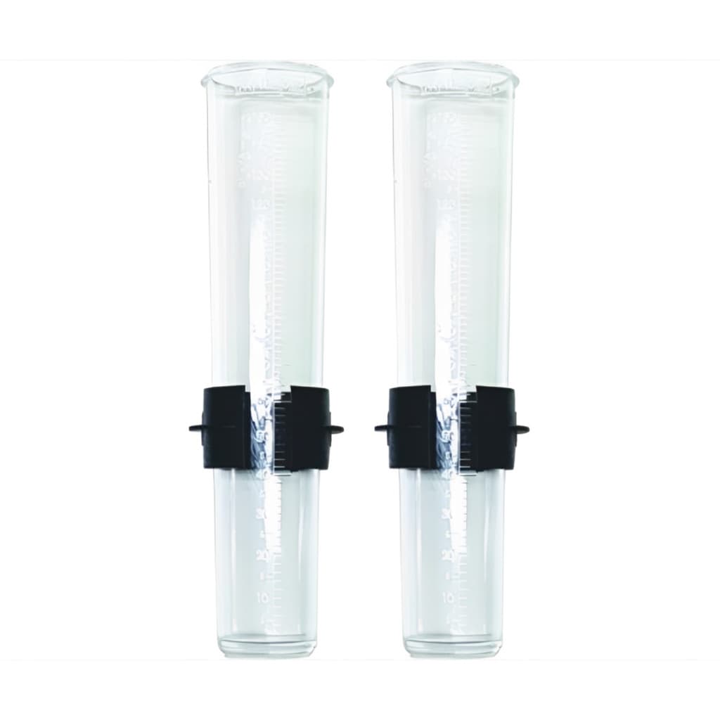 Kit 2 Unidades - Walmur Pluviômetro Escala 150mm Cristal