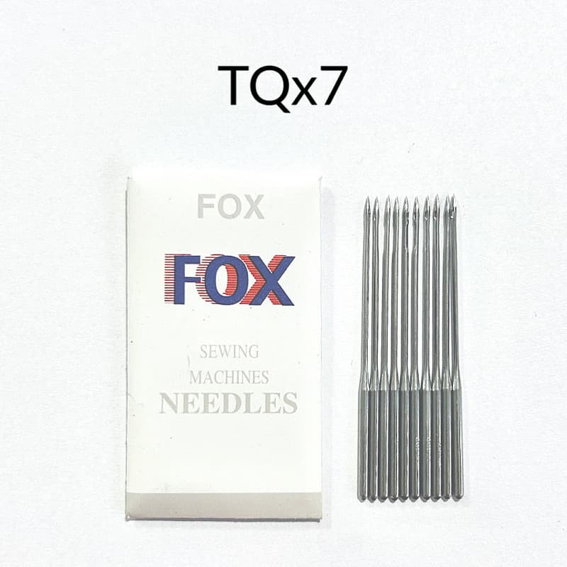 Agulha Botoneira TQx7 N°12/14/16 Para Máquina Botão Em pé c/10un. FOX