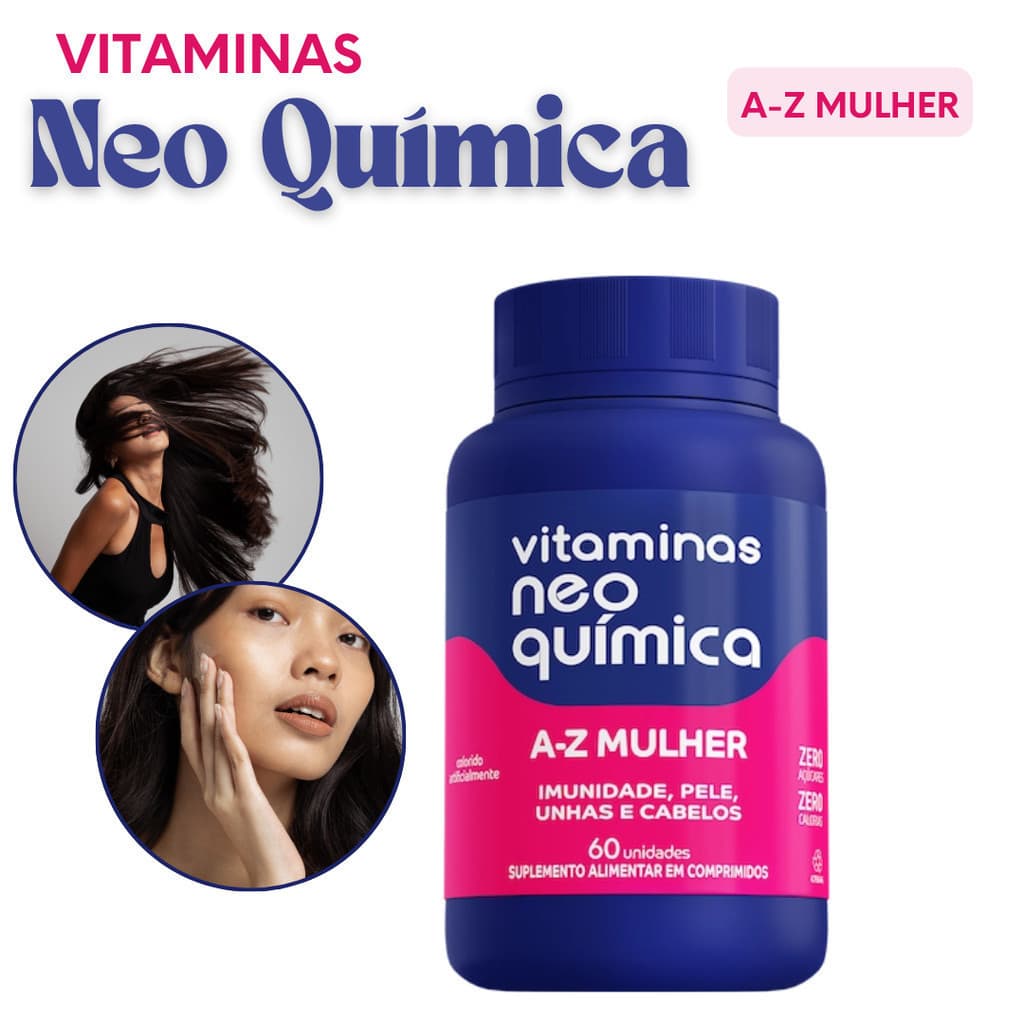 Multivitamínico Neo Química Mulher 60 Unidades Saúde e Imunidade
