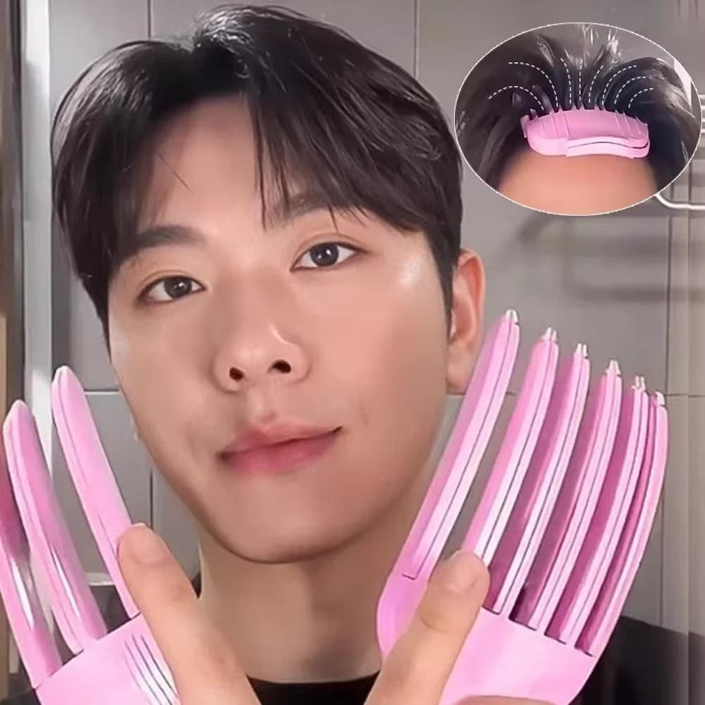 3/6 Dentes Fofos Raízes De Cabelo Clipes Pente Preguiçoso Estilo Superior Barril De Ondulação Portátil Coreano Clipe Vol