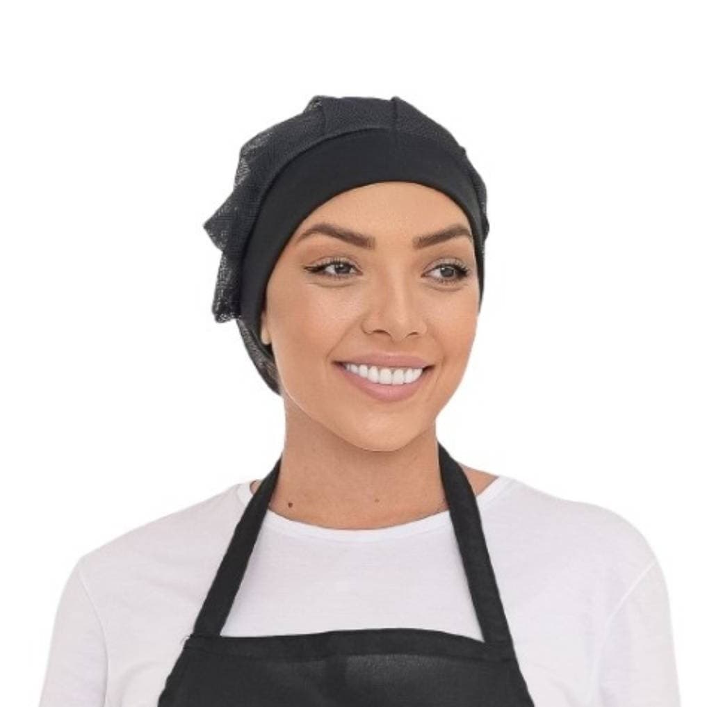 Touca de Redinha Profissional Ajustável Para Restaurante e Cozinha Lanchonete