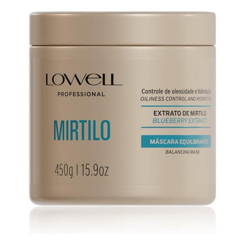 Máscara Cabelos Oleosos Mirtilo Equilibrante 450g Lowell