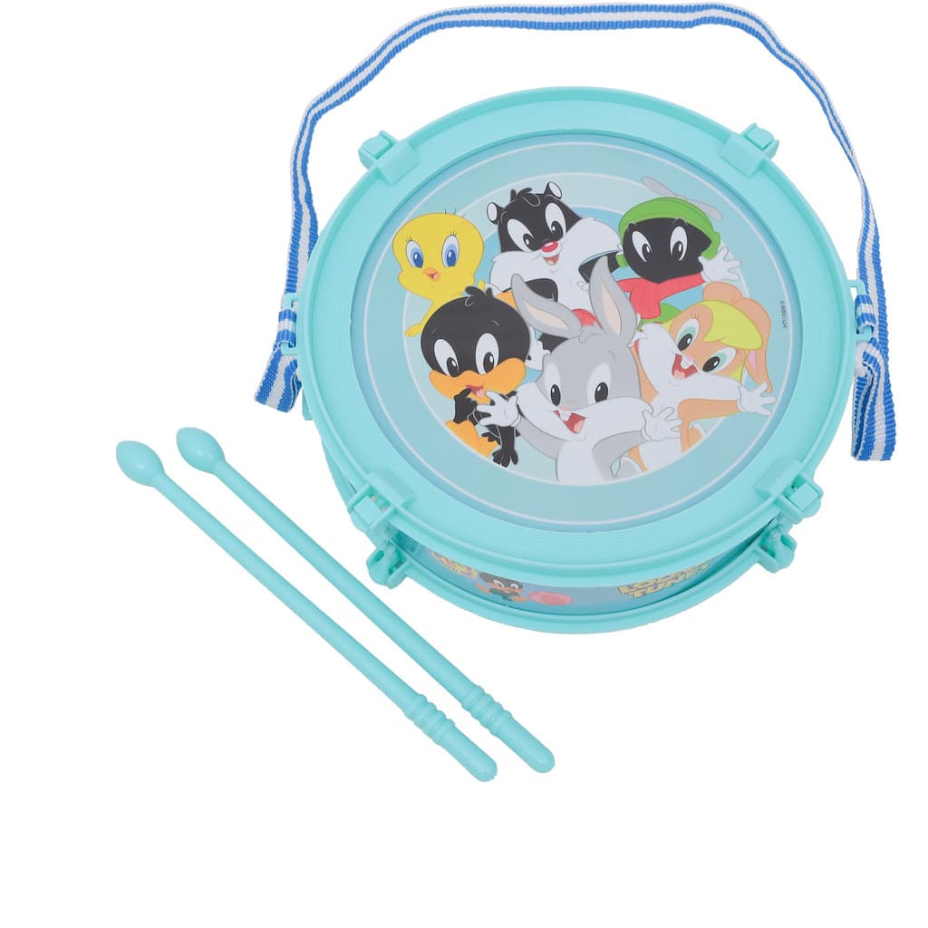 Brinquedo Tamborzinho P/ Bebês Interativo Looney Tunes Baby Warner +1