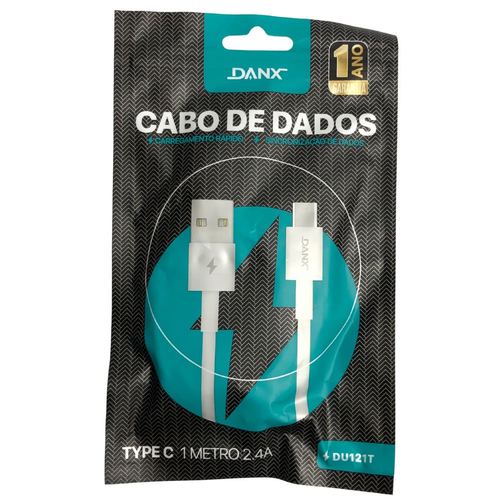 CABO USB 2.4A 1 METRO TIPO C  DU121T  DANX