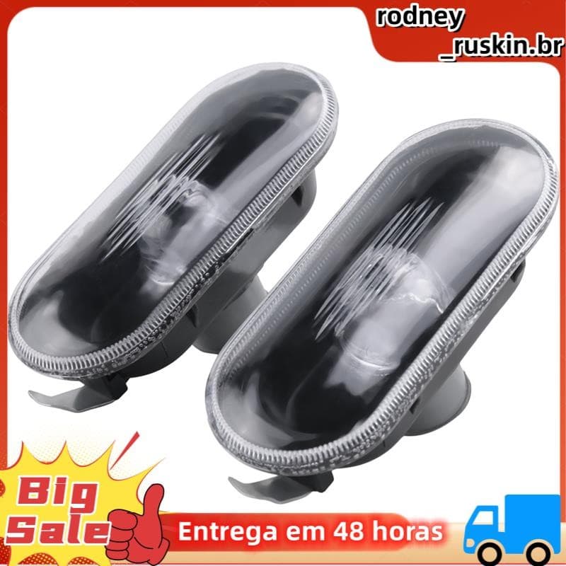 2 Pçs Marcador Lateral Do Carro Sinal De Volta Luz Advertência Preto Capa Da Lâmpada Para MK4 Golf , B5/B5.5 ,