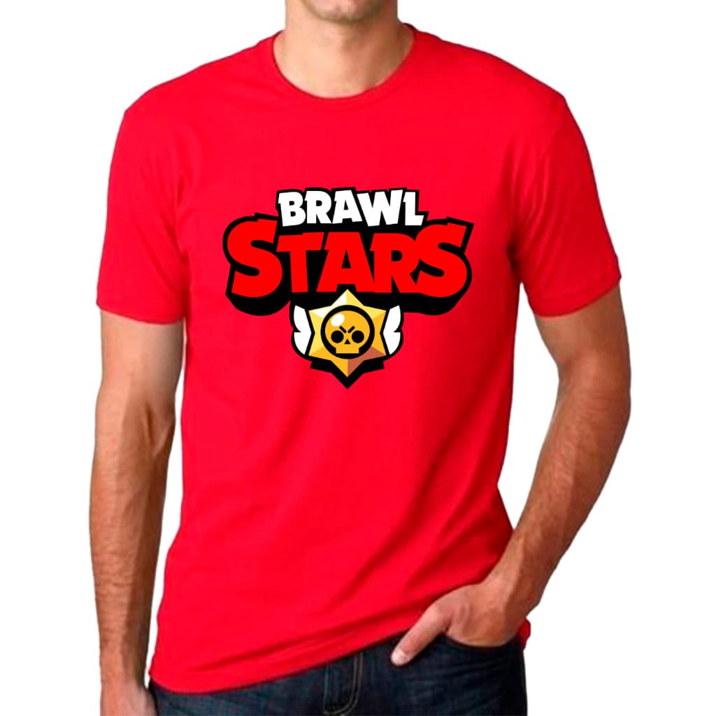 Linda Camiseta CAMISETA BRAWL STARS Adulto e Infantil blusa camisa Unissex 100% Algodão Envio Imediato
