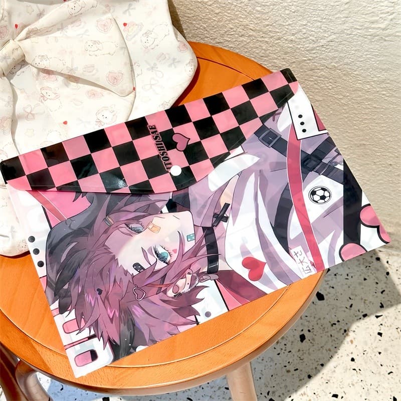 2025 Kawaii Anime BLUE LOCK A4 Pasta De Arquivo De Armazenamento Itoshi Sae Nagi Seishiro Isagi Yoichi Mikage Reo Duráve