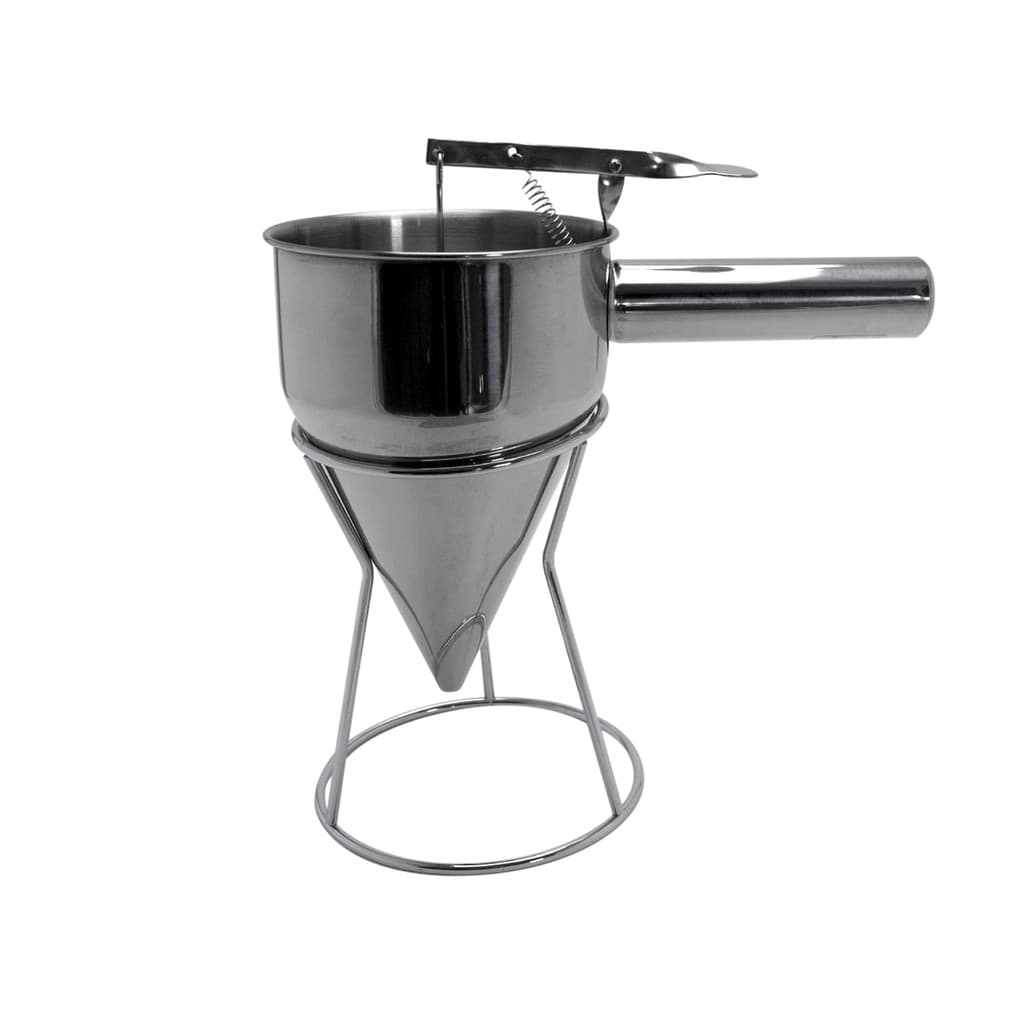 Funil De Inox Dosador Para Líquidos C/ Suporte Frigopro
