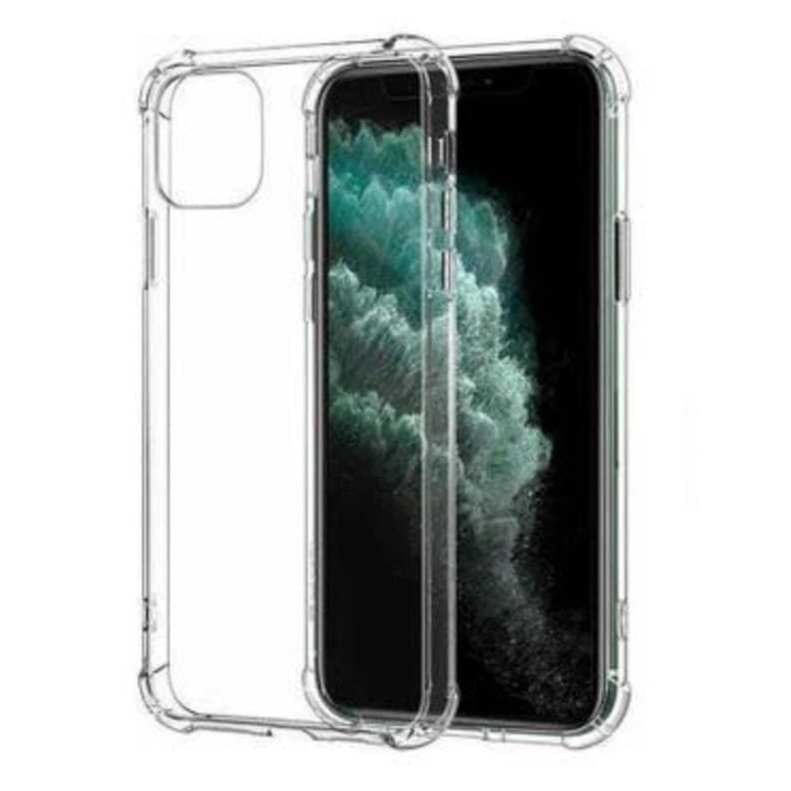 CAPINHA TRANSPARENTE ANTI IMPACTO COM BORDAS REFORÇADAS PARA TODOS IPHONE  DO 11 AO 17 PRO MAX