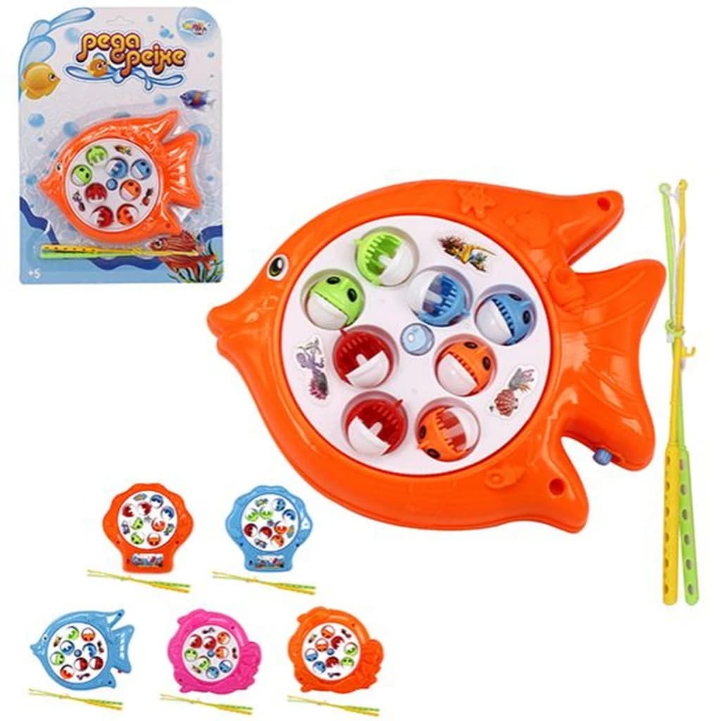 Jogo Pega Peixe Com Varinha Pescaria Infantil - WellKids