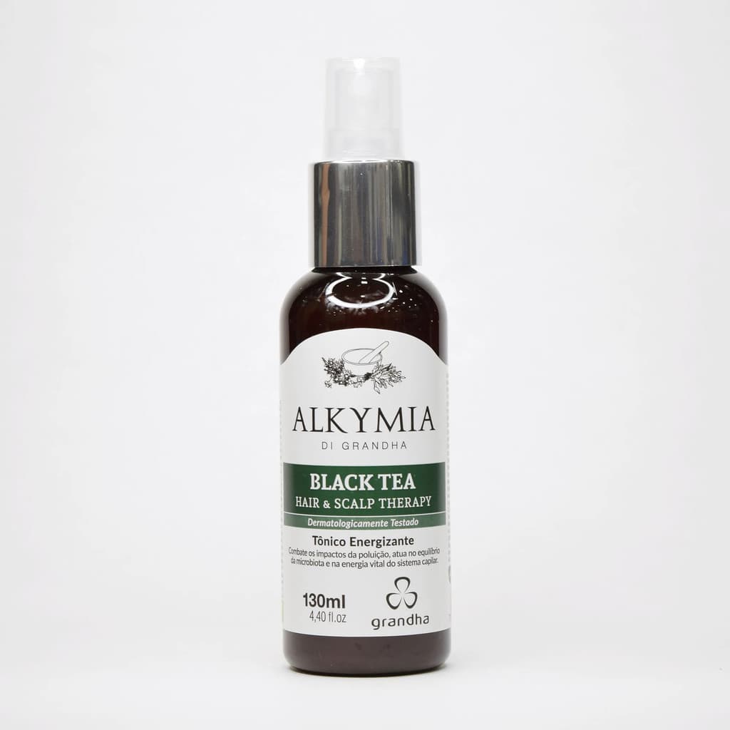 Chá Preto Capilar Black Tea Hair Scalp Therapy 130ml - Crescimento Capilar - Grandha