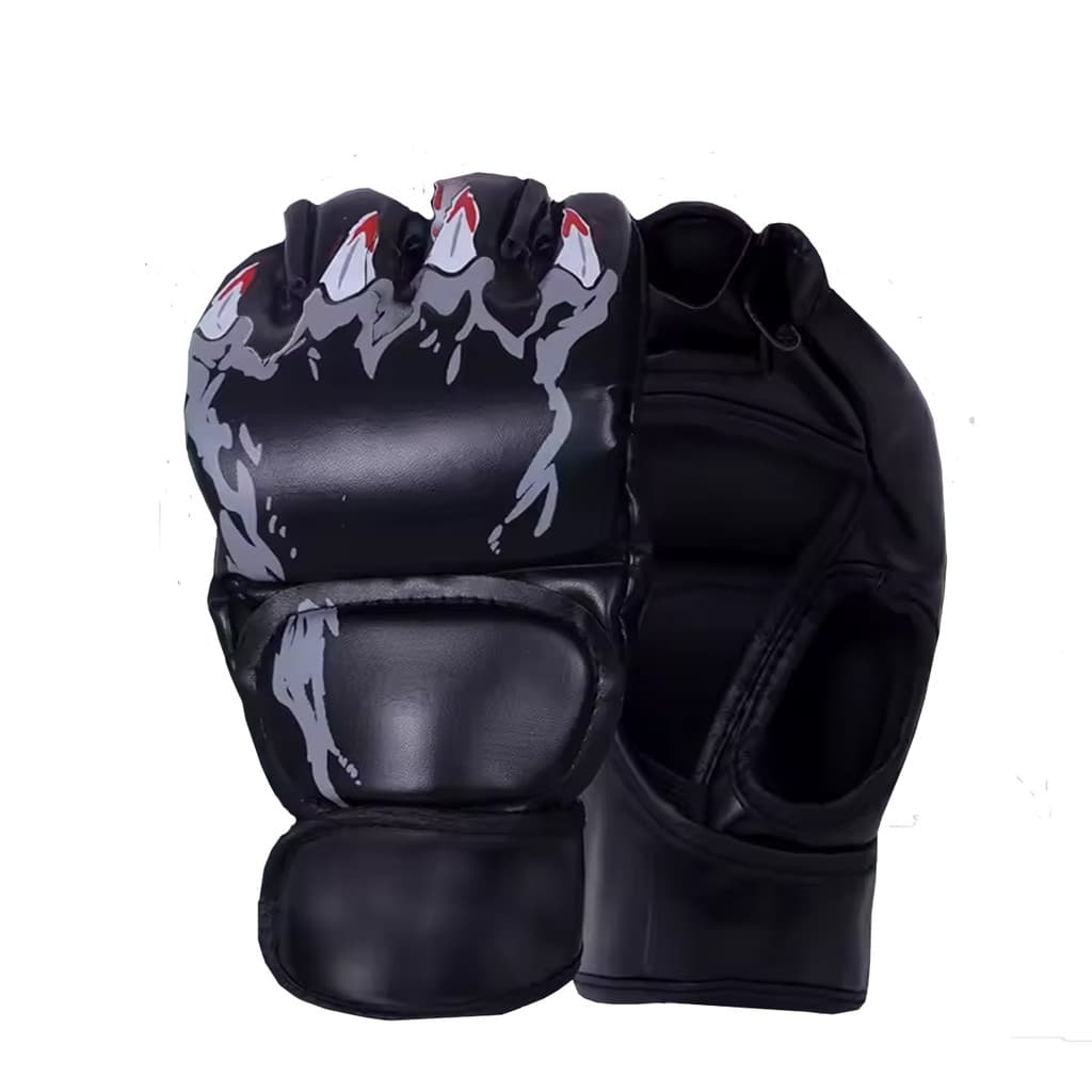 Luva De Treino Gold Sports Panther Sparring Muay Thai MMA Boxe Bandagem Rápida