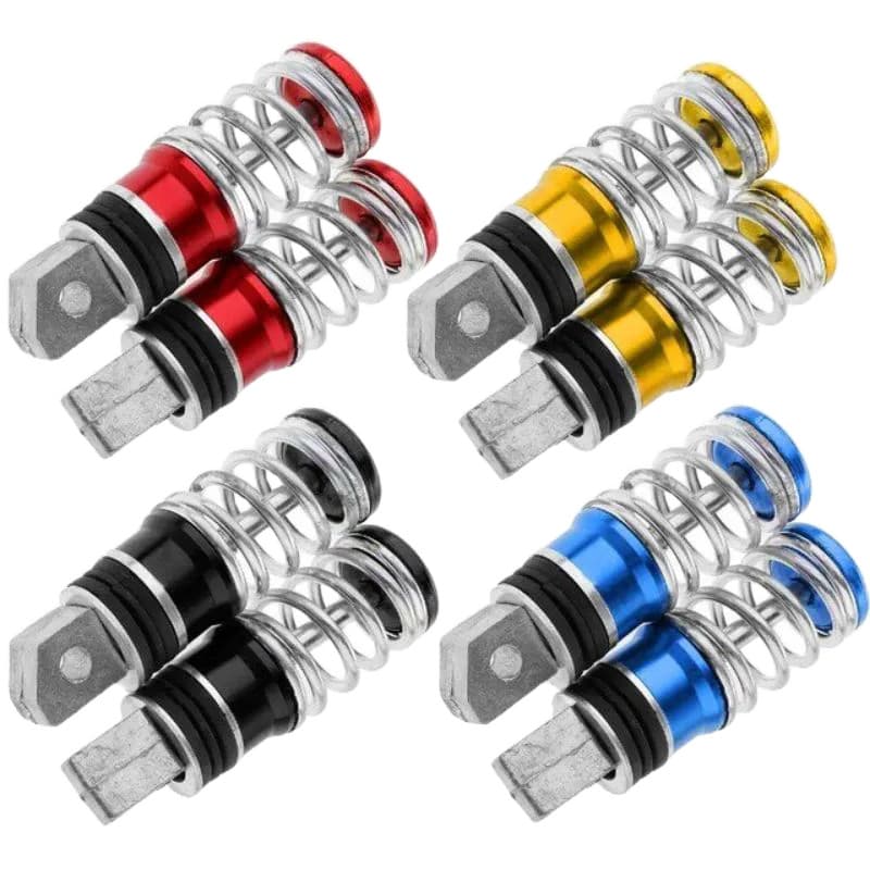 Pedaleira Esportiva Modelo Mola Moto Honda, Yamaha, Kawasaki, Suzuki CORES
