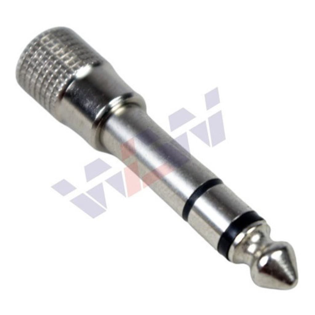 10 Plug Adaptador P2 Femea X P10 Macho Stereo Metal Blindado