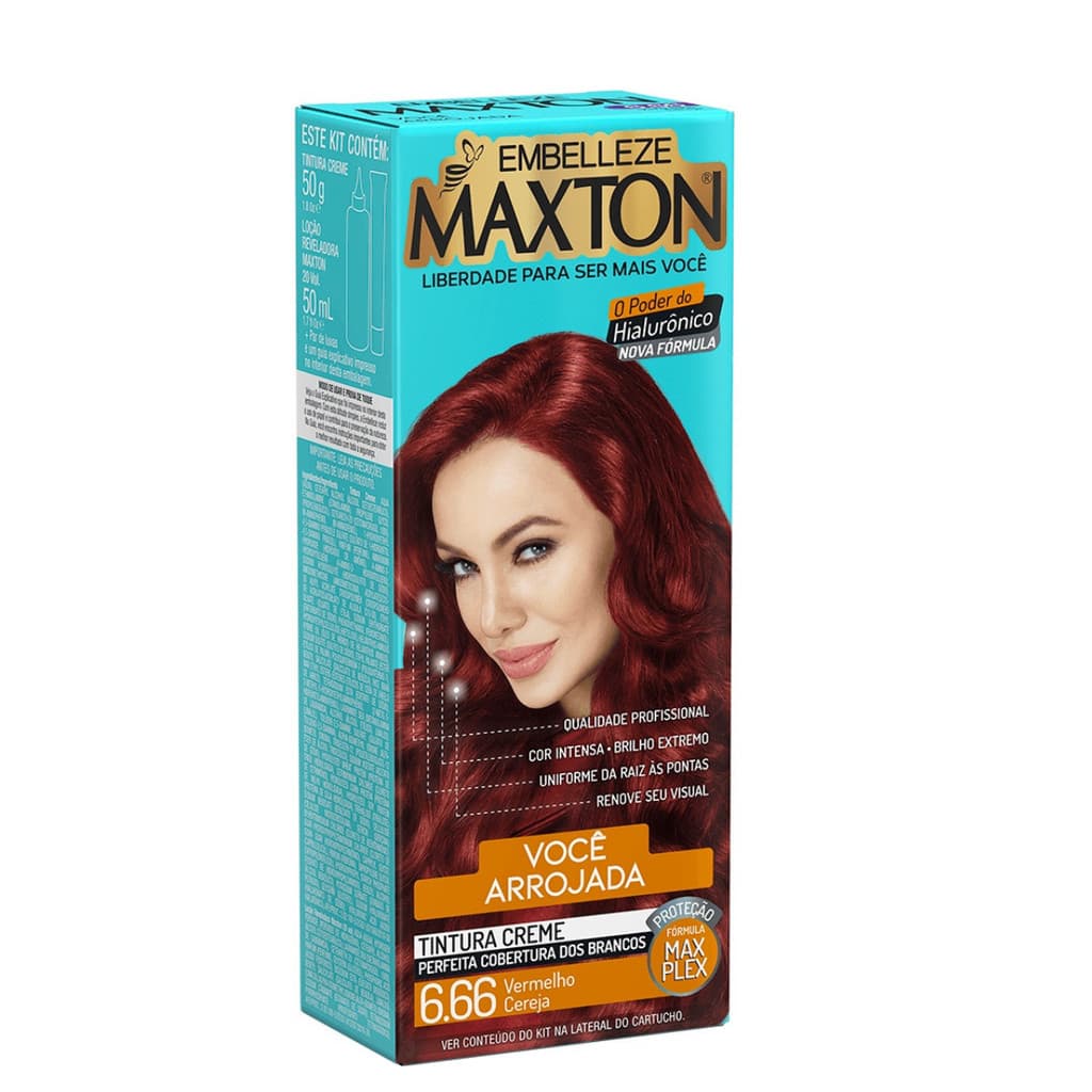 TINTA MAXTON  06.66 VERMELHO CEREJA