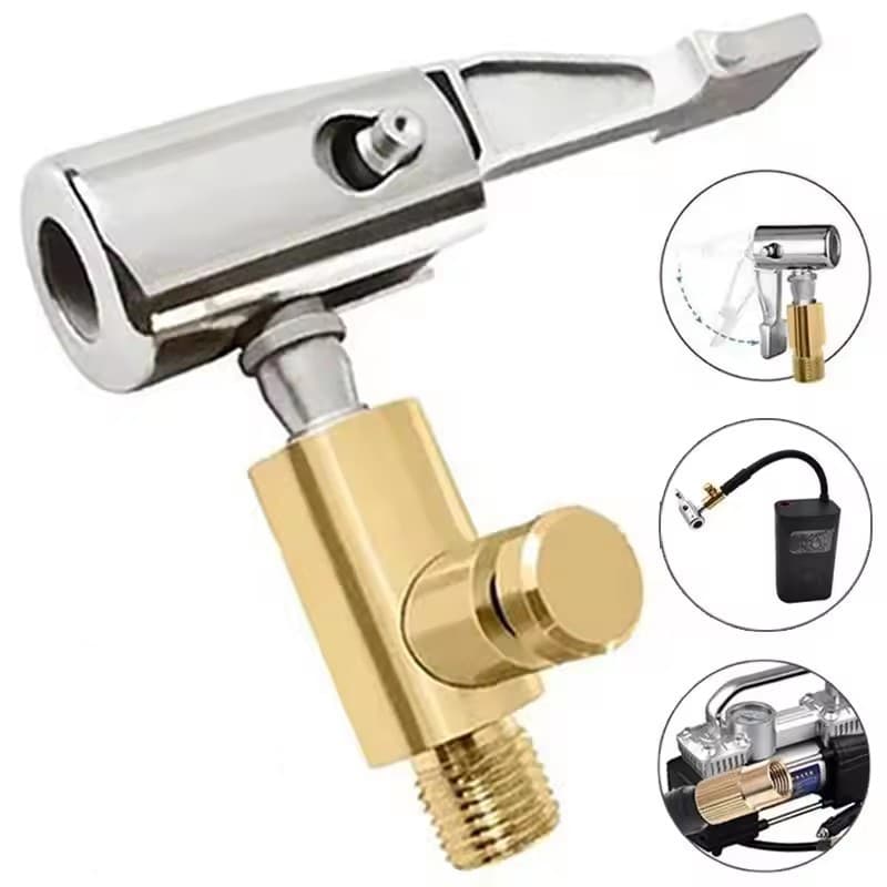 Bocal De Ar Adaptador De Bomba De Carregamento Válvula De Conector Adequado Para Bicicletas Motocicletas Automóveis Tubos De Gás Acessórios