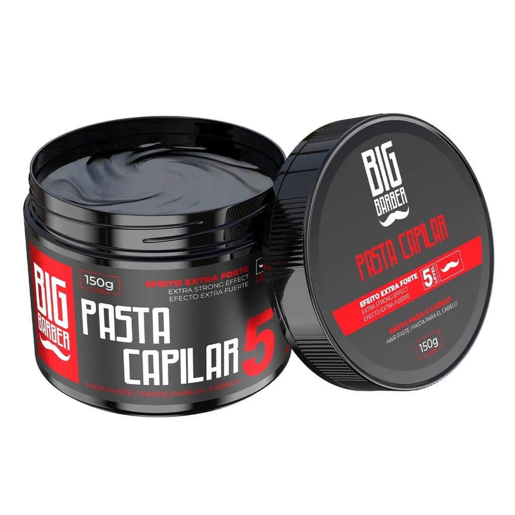 Cera Pasta Capilar Cera 150g Level 5 Efeito Brilho Alta Fixação