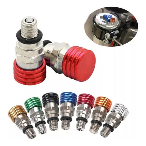 Valvula Alívio Ar Suspensão CRF KXF RMZ YZF WR 5mm Showa Kayaba Honda Kawasaki Yamaha Suzuki