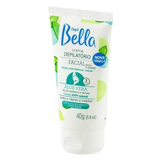 Creme depilatorio facial depil bella 40g aloe vera