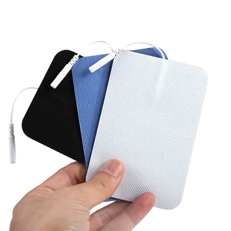 8x12cm Almofadas de Eletrodo em Gel para Estimulador de Músculo Nervoso TENS, Patch de Massagem para Máquina de Fisioter