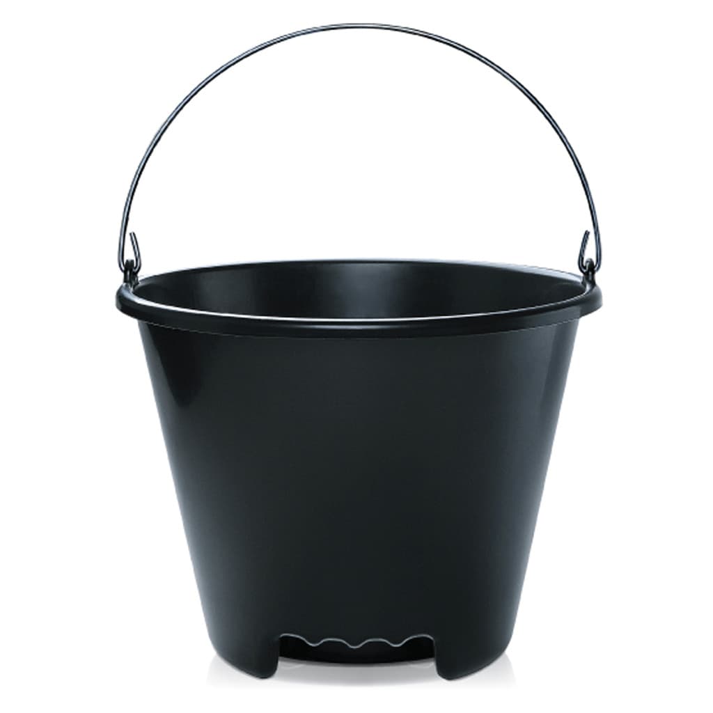 Balde PVC Preto 12 Litros