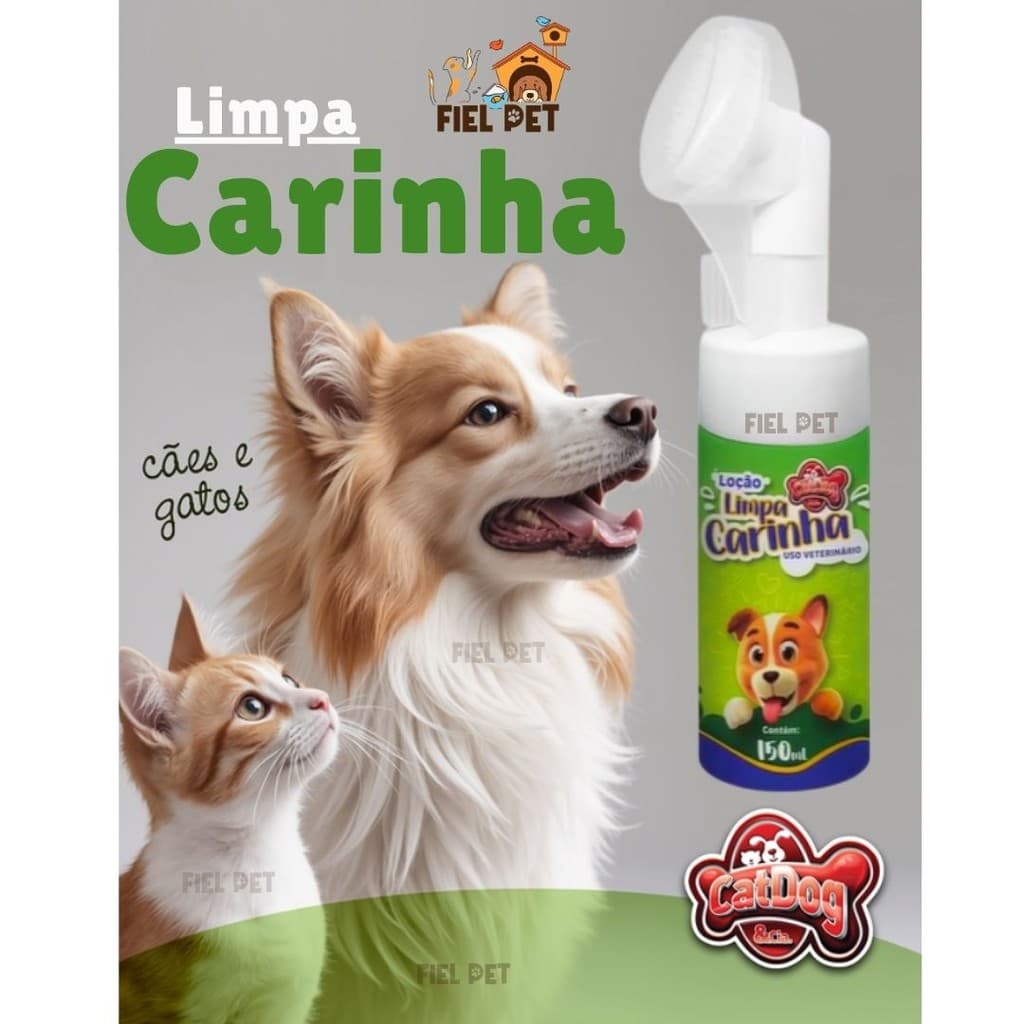 Limpa Carinha para cachorro Pet Limpa focinho Cães e Gatos Cat Dog
